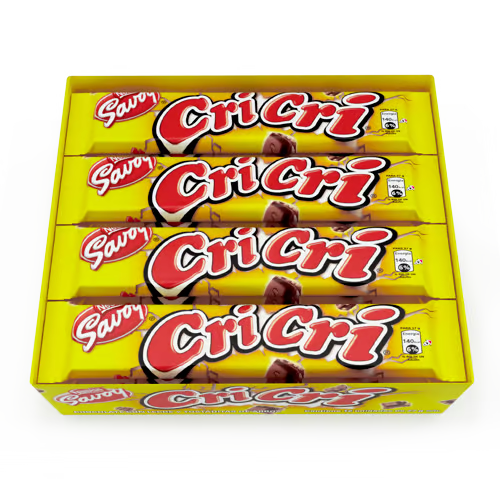 CRI CRI® Chocolate con Leche y Arroz Tostado Display 12 unidades de 27 g c/u