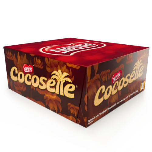 COCOSETTE® Maxi Oblea Rellena de Crema de Coco Display 18 unidades de 50 g c/u