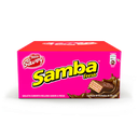 SAMBA® Oblea Rellena de Fresa Cubierta de Chocolate Display 20 unidades de 32 gr c/u